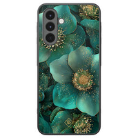 Casimoda Samsung Galaxy A17 hoesje - Emerald flowers