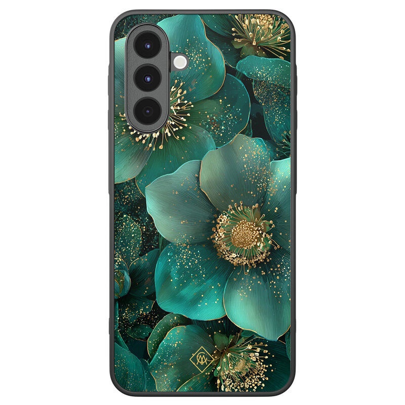Casimoda Samsung Galaxy A17 hoesje - Emerald flowers