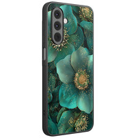 Casimoda Samsung Galaxy A17 hoesje - Emerald flowers