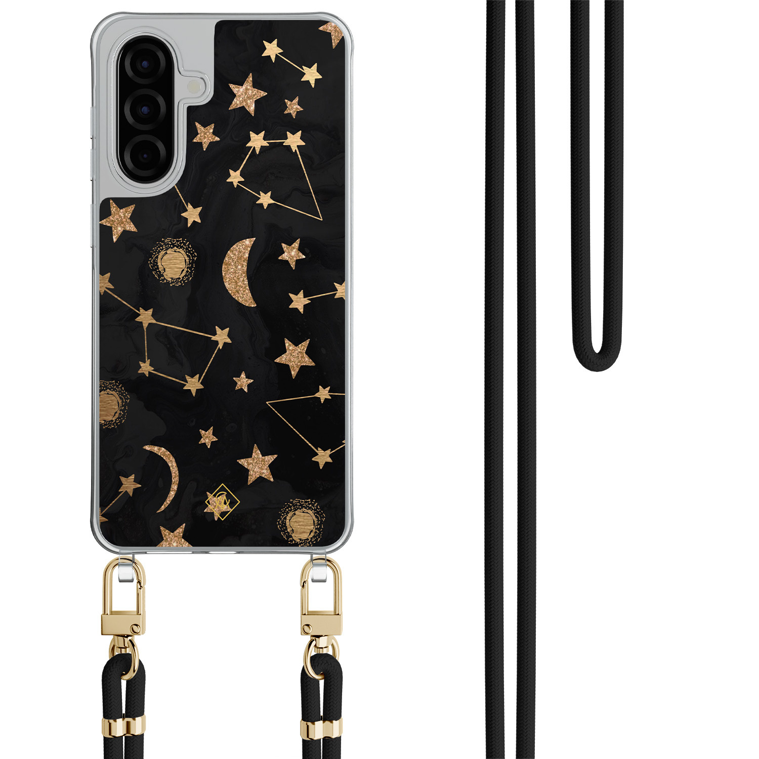 Samsung Galaxy A57 hoesje met zwart koord Counting the stars