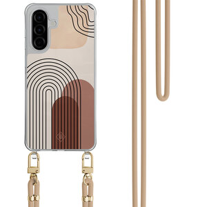 Casimoda Samsung Galaxy A57 hoesje met beige koord - Warm curves
