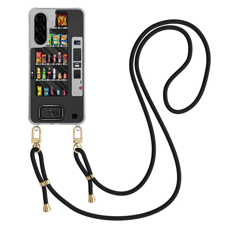 Casimoda Samsung Galaxy A57 hoesje met zwart koord - Snoepautomaat