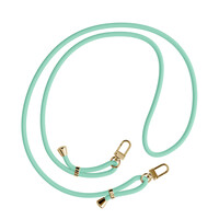 Casimoda Samsung Galaxy A57 hoesje met rosegoud koord - Marmer paars