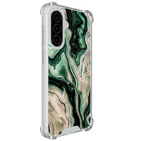 Casimoda Samsung Galaxy A57 shockproof hoesje - Green waves