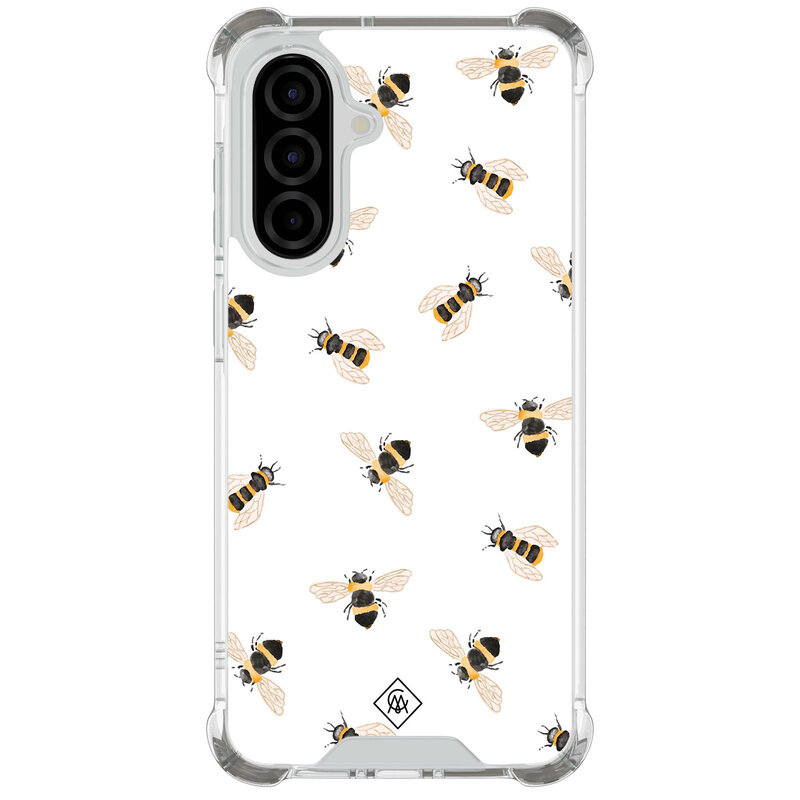 Casimoda Samsung Galaxy A57 shockproof hoesje - Bee happy