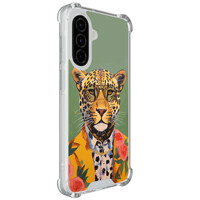 Casimoda Samsung Galaxy A57 shockproof hoesje - Luipaard hipster