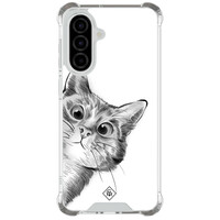Casimoda Samsung Galaxy A57 shockproof hoesje - Kat kiekeboe