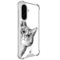 Casimoda Samsung Galaxy A57 shockproof hoesje - Kat kiekeboe