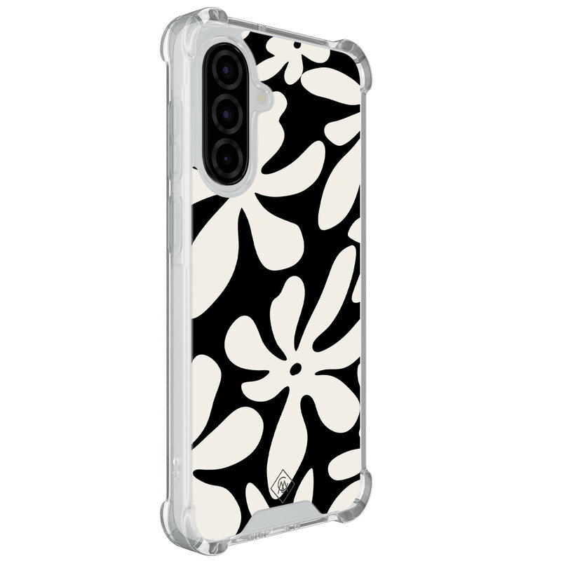 Casimoda Samsung Galaxy A57 shockproof hoesje - Noir bloom