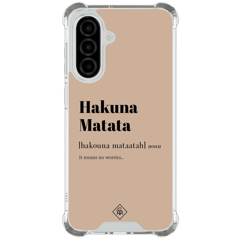 Casimoda Samsung Galaxy A57 shockproof hoesje - Hakuna matata