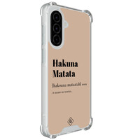 Casimoda Samsung Galaxy A57 shockproof hoesje - Hakuna matata