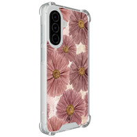 Casimoda Samsung Galaxy A57 shockproof hoesje - Pink bloom