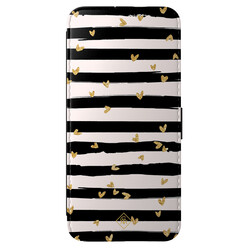 Casimoda Samsung Galaxy A57 flipcase - Hart streepjes