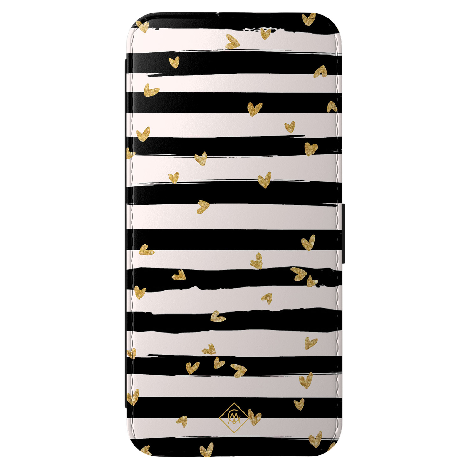 Samsung Galaxy A57 flipcase Hart streepjes