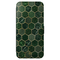 Casimoda Samsung Galaxy A57 flipcase - Green cubes