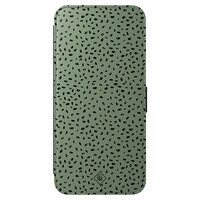 Casimoda Samsung Galaxy A57 flipcase - Green confetti