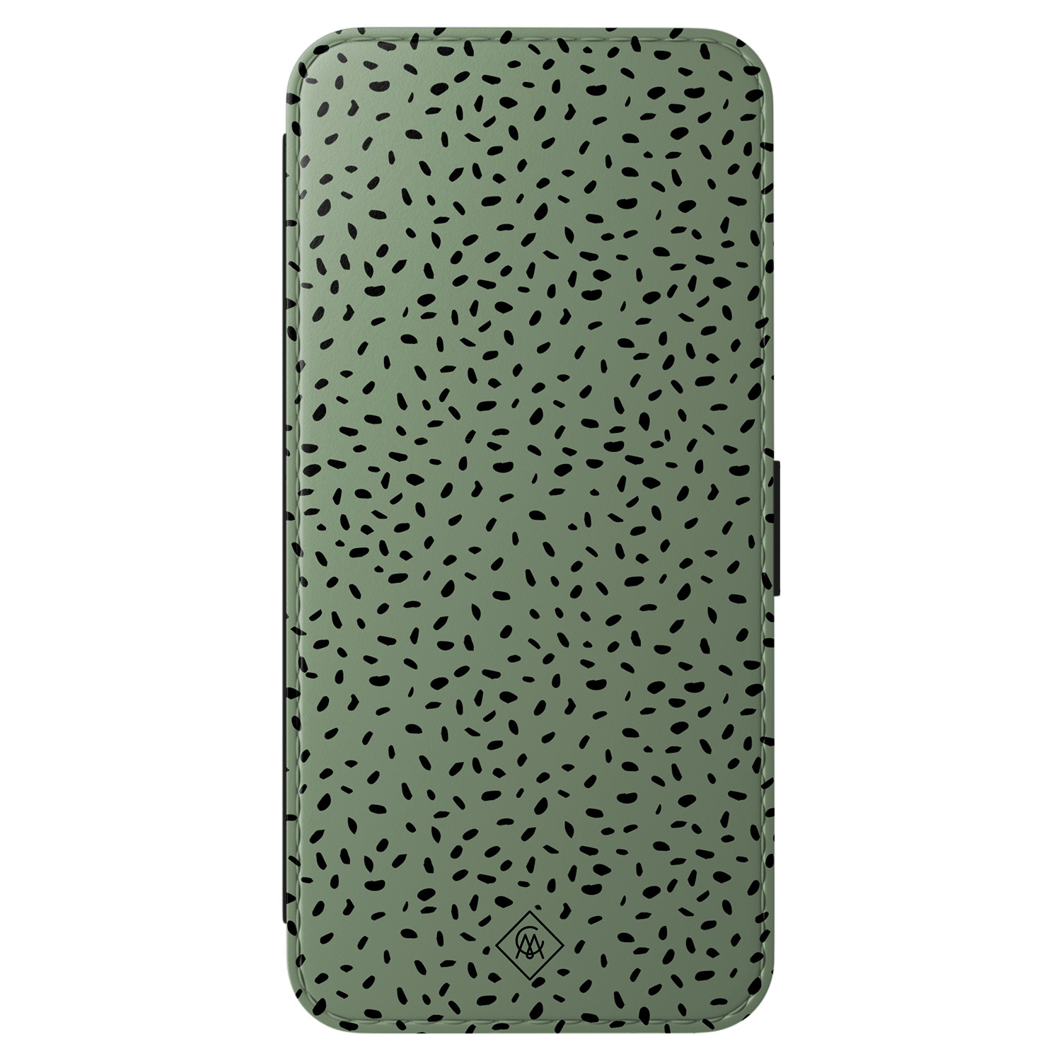 Samsung Galaxy A57 flipcase Green confetti