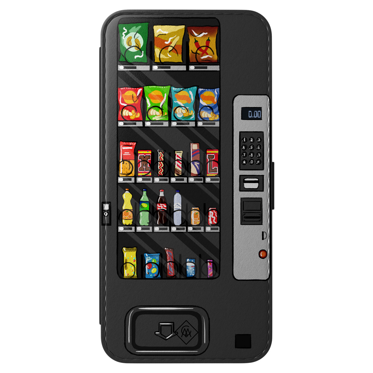 Samsung Galaxy A57 flipcase Snoepautomaat