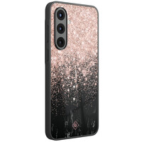 Casimoda Samsung Galaxy A57 glazen hardcase - Marmer twist