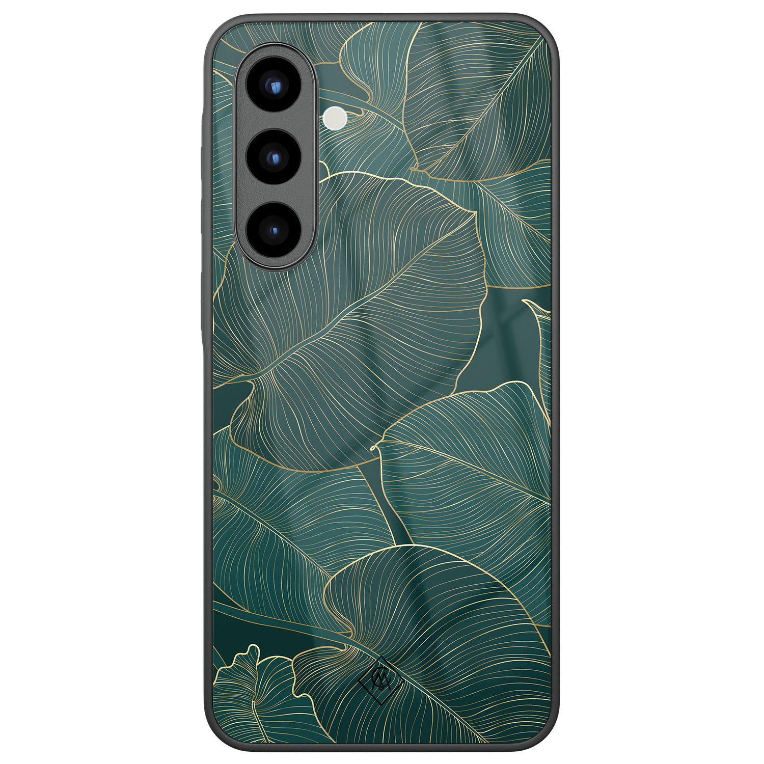 Samsung Galaxy A57 glazen hardcase Monstera leaves