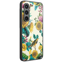 Casimoda Samsung Galaxy A57 glazen hardcase - Sunflowers