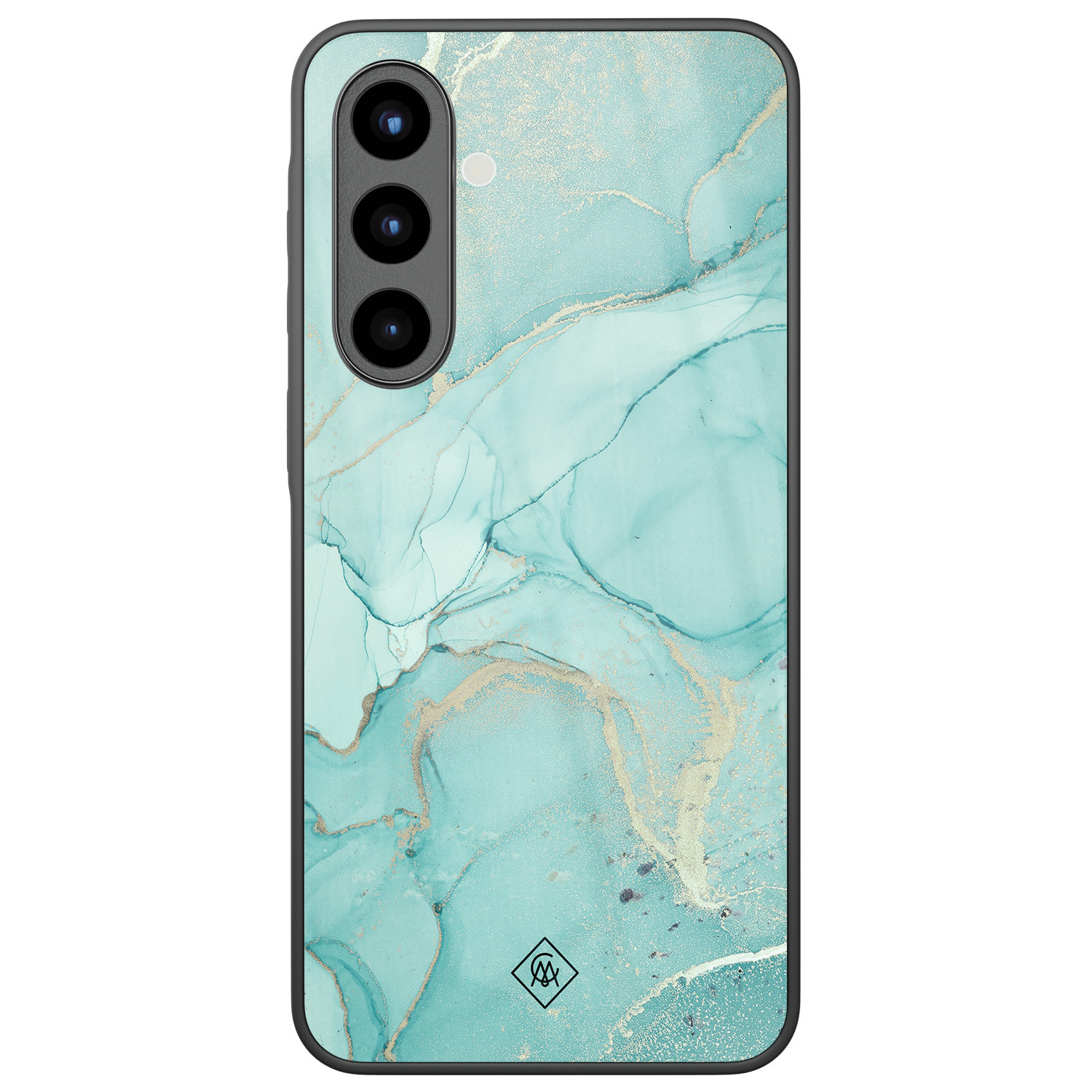 Samsung Galaxy A57 glazen hardcase Touch of mint
