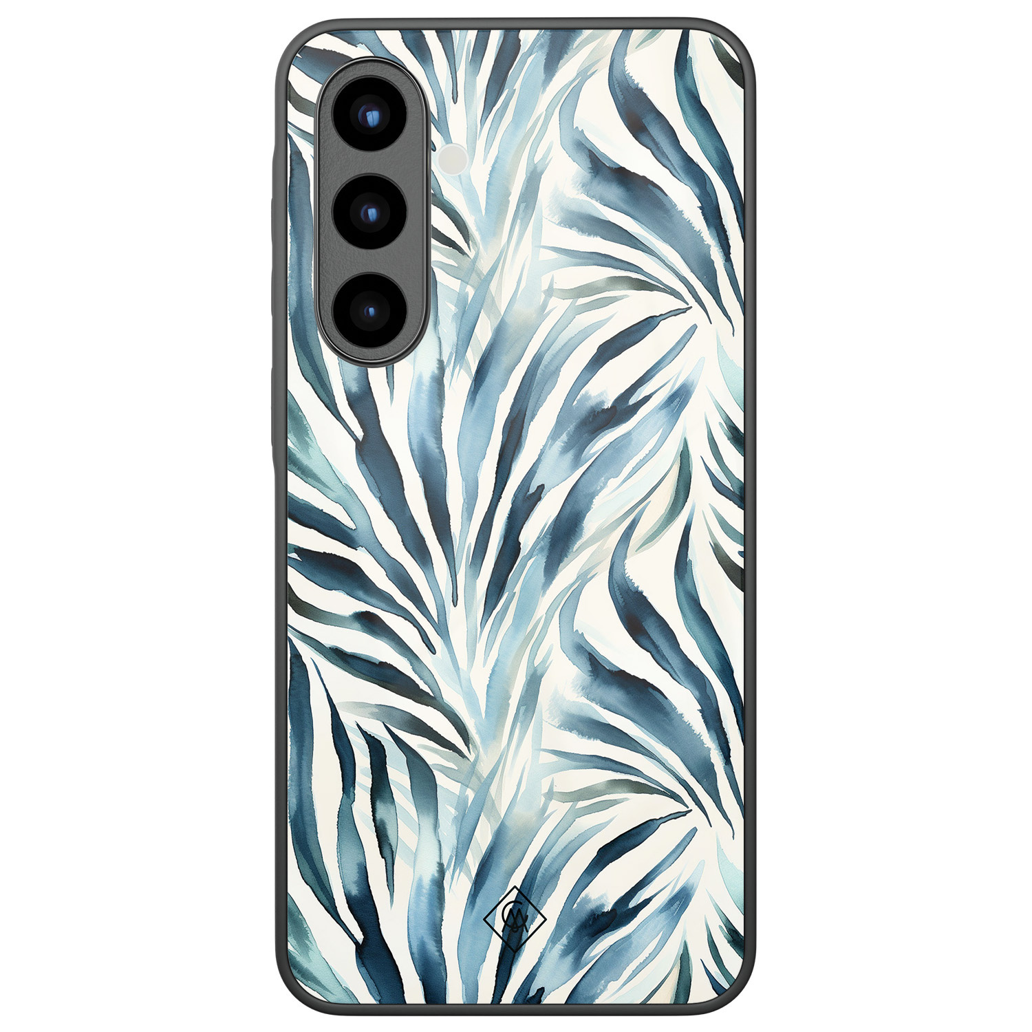 Samsung Galaxy A57 glazen hardcase Japandi waves