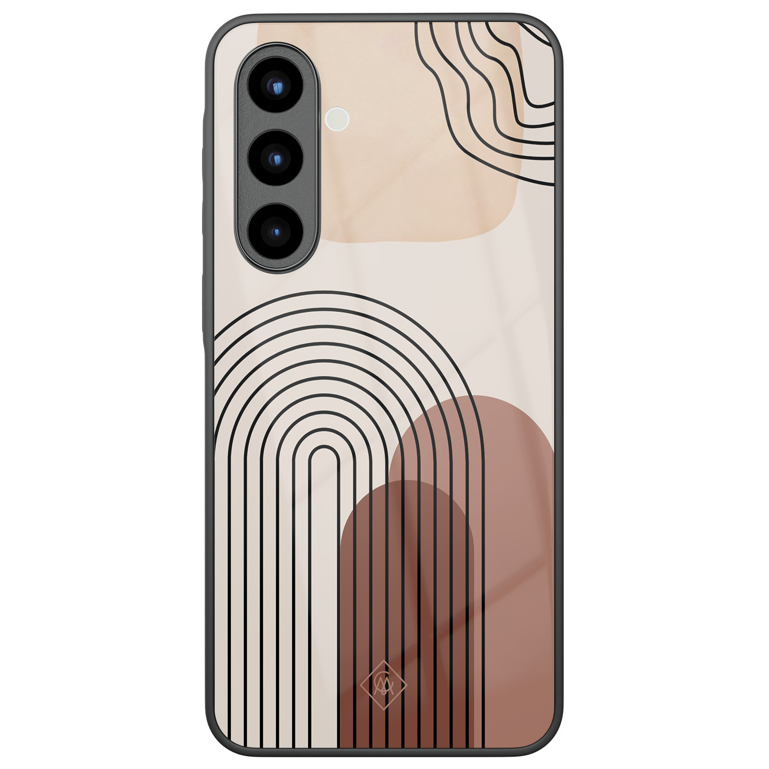 Samsung Galaxy A57 glazen hardcase Warm curves
