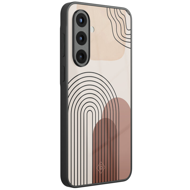 Casimoda Samsung Galaxy A57 glazen hardcase - Warm curves