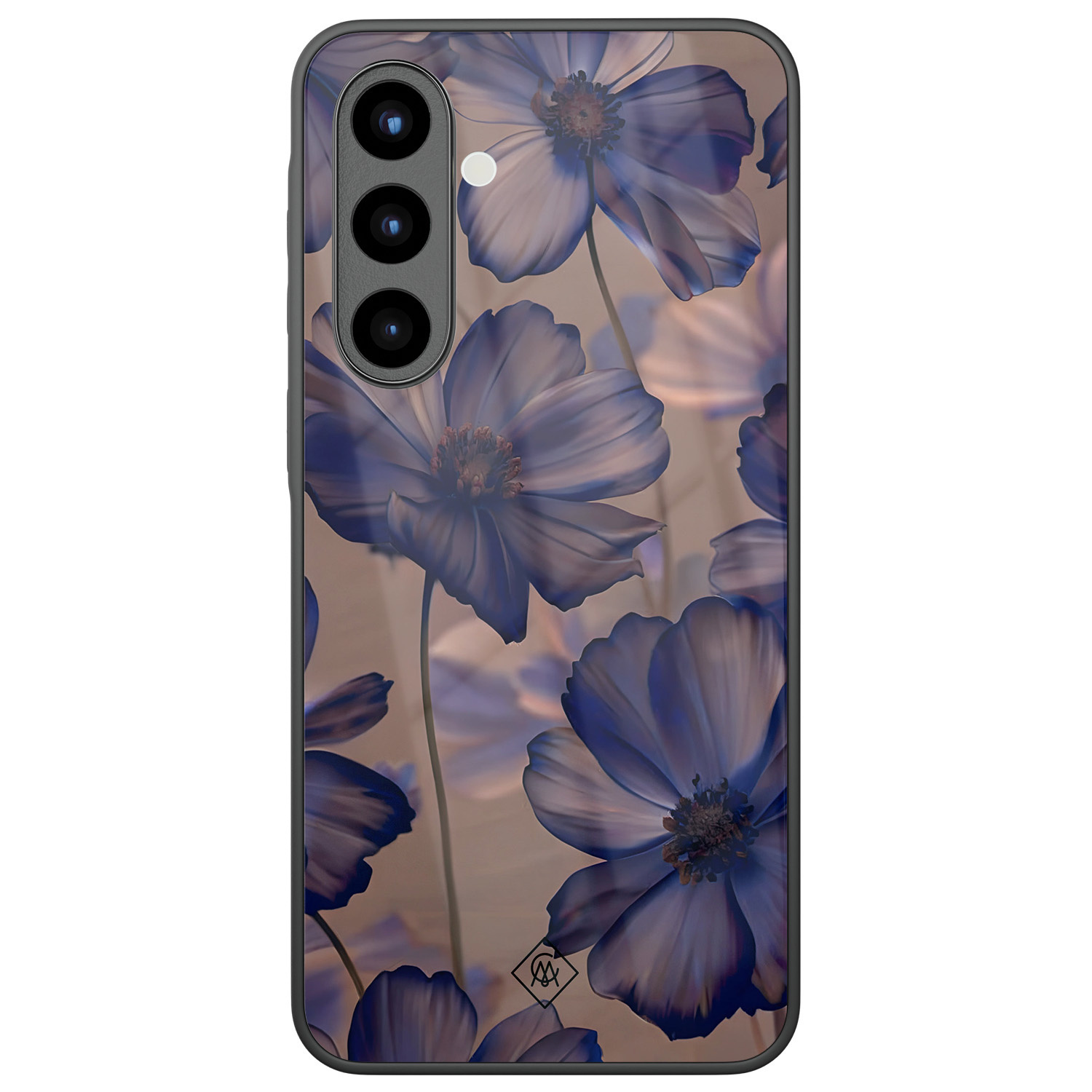 Samsung Galaxy A57 glazen hardcase Twilight petals