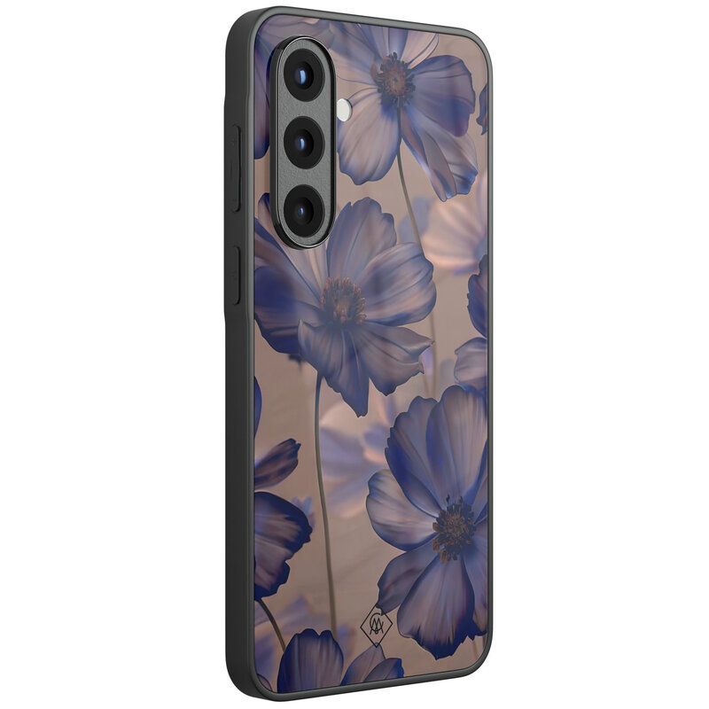 Casimoda Samsung Galaxy A57 glazen hardcase - Twilight petals