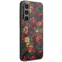 Casimoda Samsung Galaxy A57 glazen hardcase - Floral garden