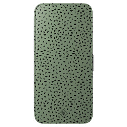 Casimoda Samsung Galaxy S25 FE flipcase - Green confetti
