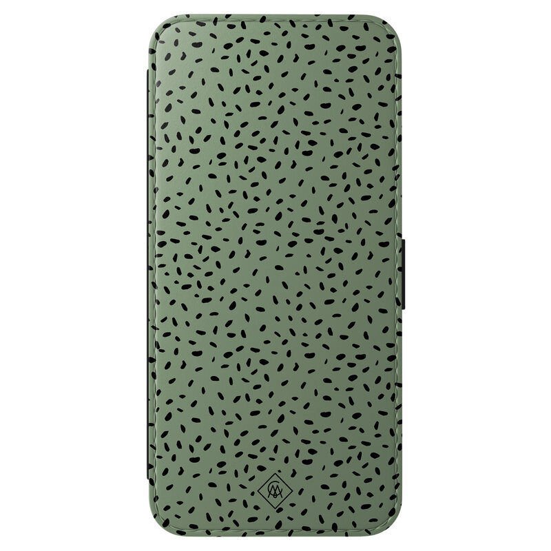 Casimoda Samsung Galaxy S25 FE flipcase - Green confetti