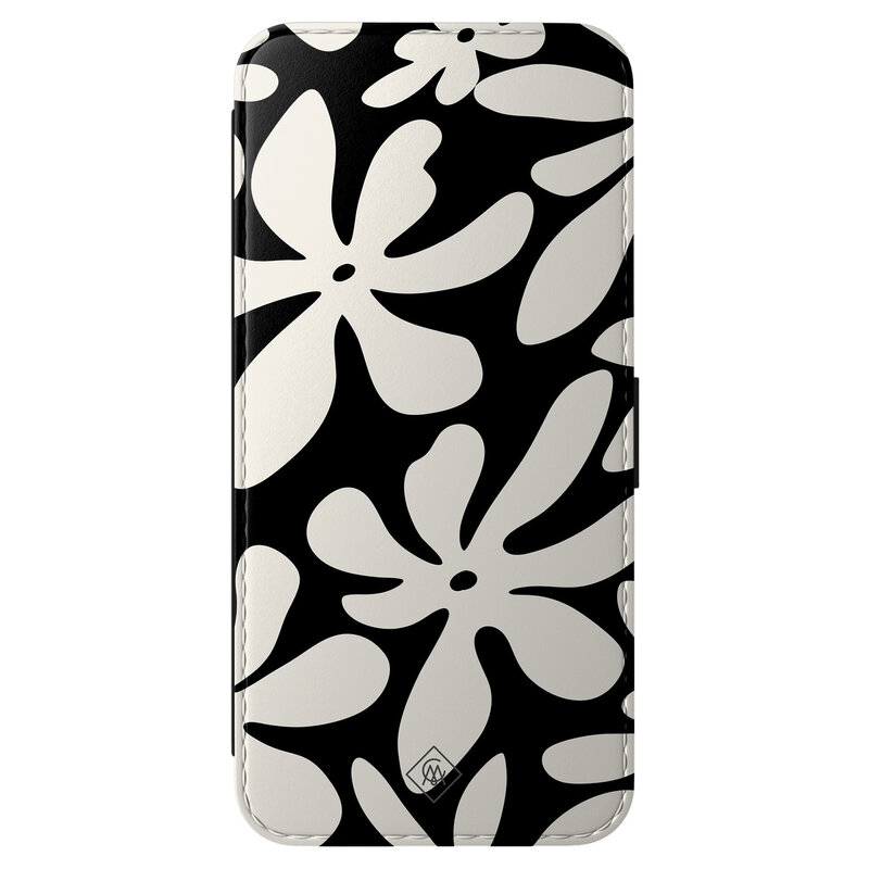 Casimoda Samsung Galaxy S25 FE flipcase - Noir bloom