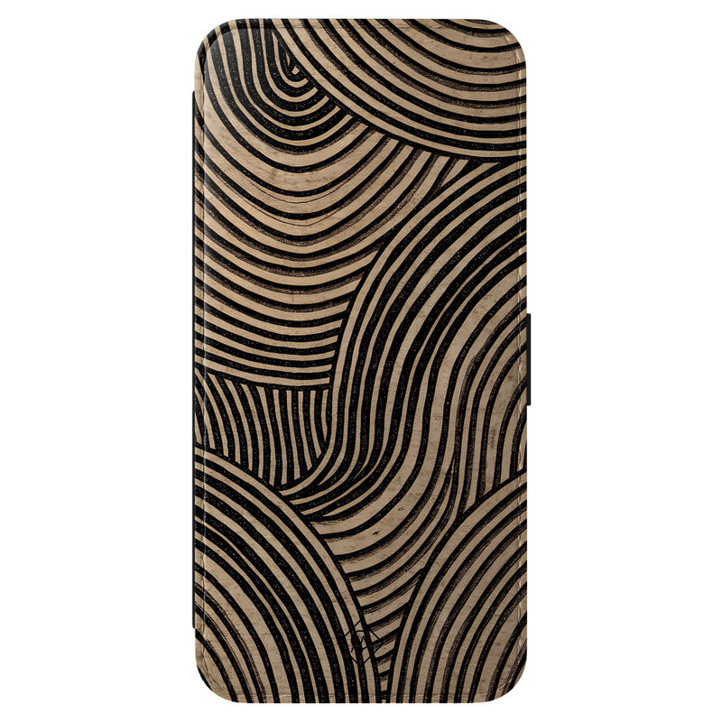 Casimoda Samsung Galaxy S25 FE flipcase - Ebony waves