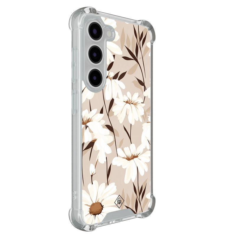 Casimoda Samsung Galaxy S23 shockproof hoesje - In bloom