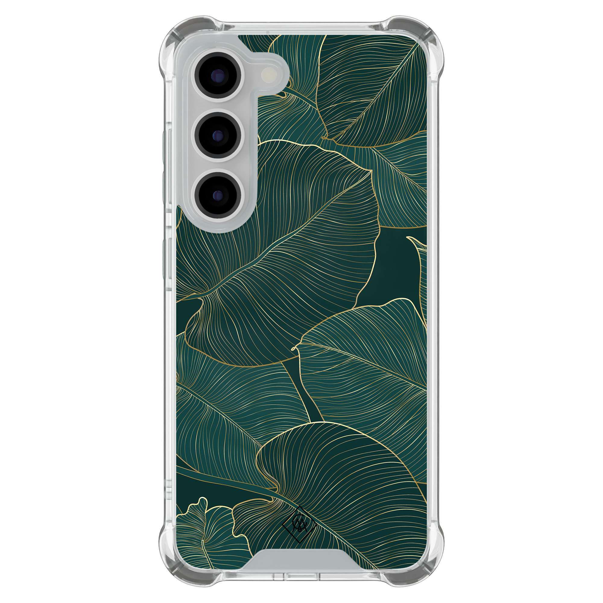 Samsung Galaxy S23 shockproof hoesje Monstera leaves
