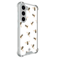 Casimoda Samsung Galaxy S23 shockproof hoesje - Bee happy