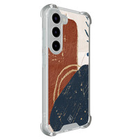 Casimoda Samsung Galaxy S23 shockproof hoesje - Abstract terracotta