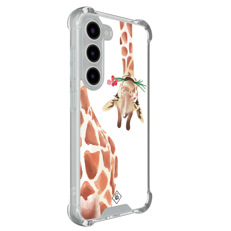 Casimoda Samsung Galaxy S23 shockproof hoesje - Giraffe