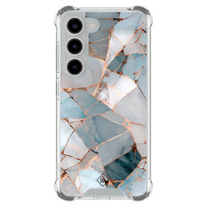 Casimoda Samsung Galaxy S23 shockproof hoesje - Azure Geo