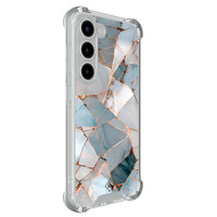 Casimoda Samsung Galaxy S23 shockproof hoesje - Azure Geo