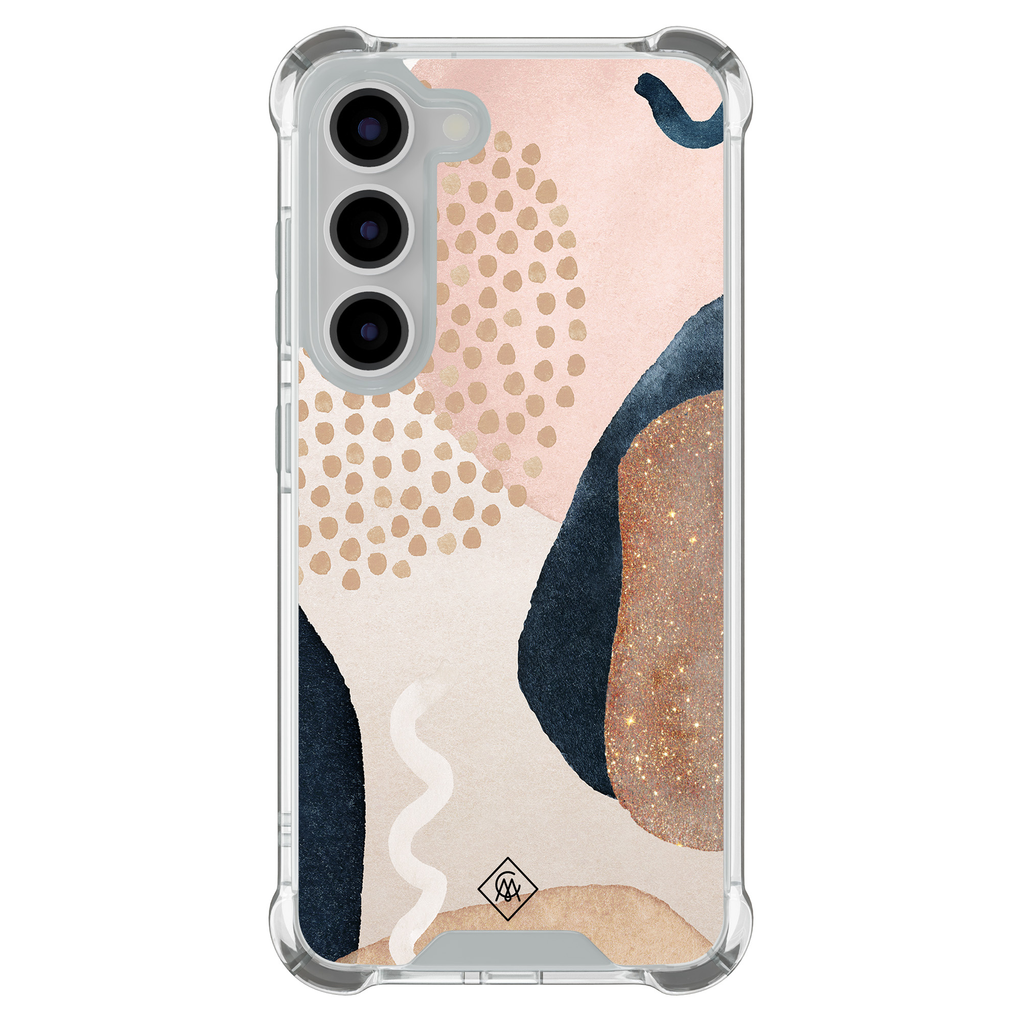Samsung Galaxy S23 shockproof hoesje Abstract dots