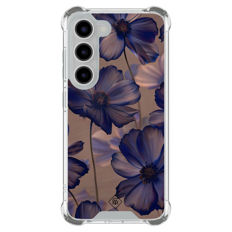 Casimoda Samsung Galaxy S23 shockproof hoesje - Twilight petals