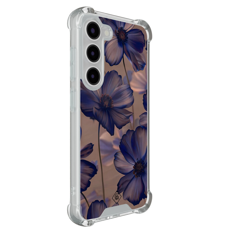 Casimoda Samsung Galaxy S23 shockproof hoesje - Twilight petals