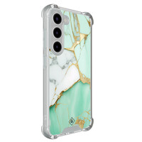Casimoda Samsung Galaxy S23 shockproof hoesje - Emerald flowers