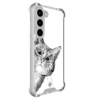 Casimoda Samsung Galaxy S23 shockproof hoesje - Kat kiekeboe
