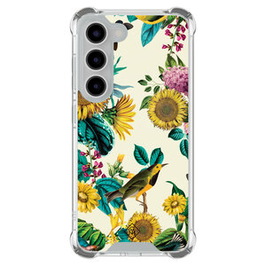 Casimoda Samsung Galaxy S23 shockproof hoesje - Sunflowers