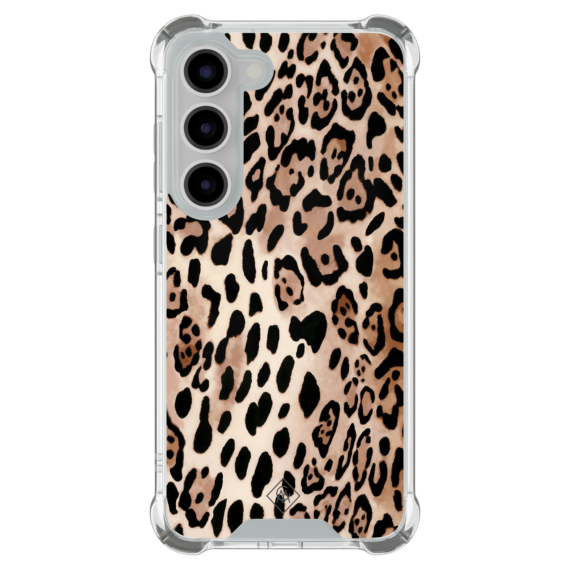 Samsung Galaxy S23 shockproof hoesje Golden wildcat